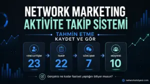 Network Marketing Aktivite Takip Sistemi Nasıl Kurulur? Çalışmalar Nasıl Takip Edilir?