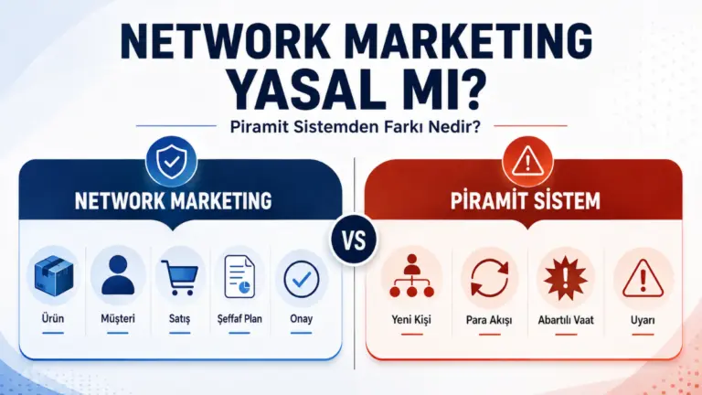 Network Marketing Yasal mı Piramit Sistemden Farkı Nedir