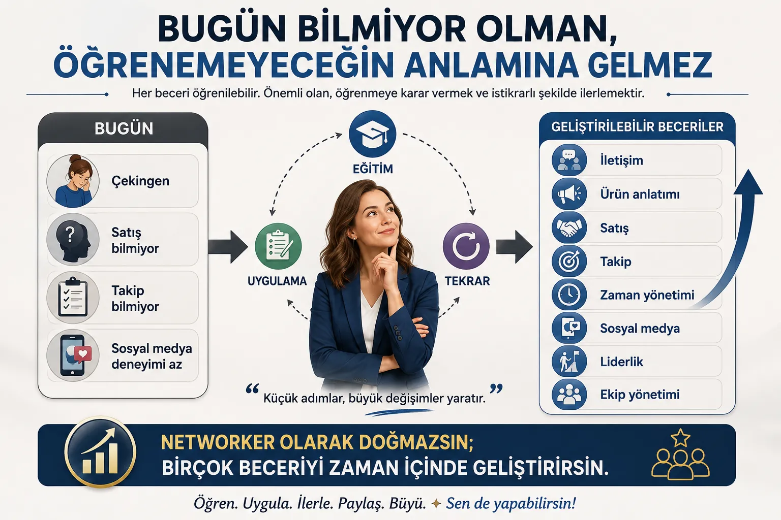 Network Marketing'de Başarı İçin Hangi Özellikler Sonradan Geliştirilebilir
