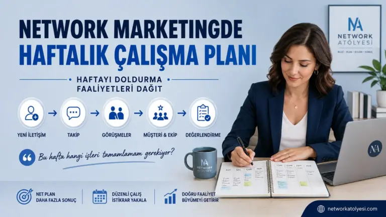 Network Marketingde Haftalık Çalışma Planı Nasıl Yapılır?