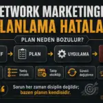 Network Marketingde Planlama Hataları Plan Neden Bozulur