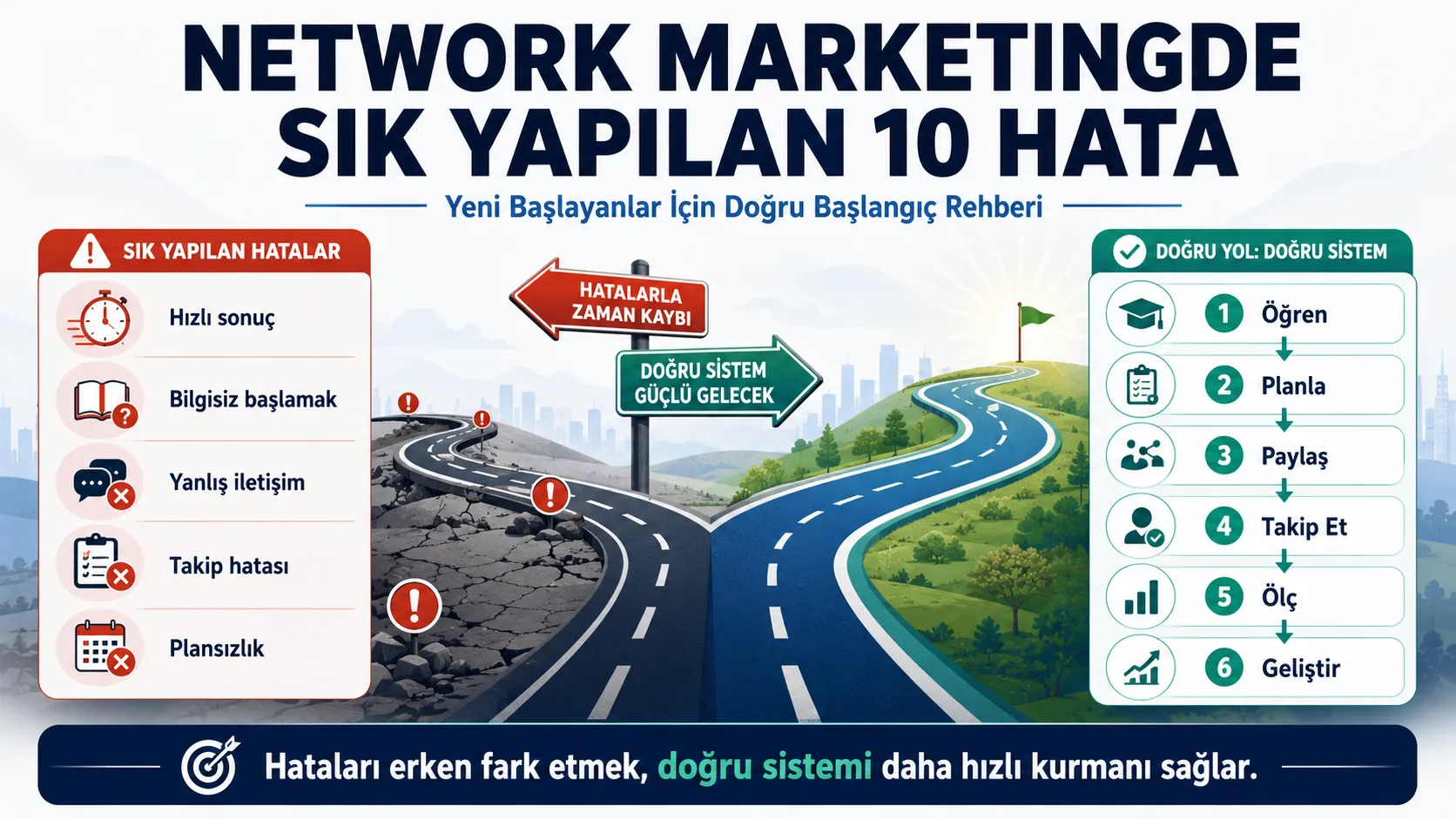 Network Marketingde Sık Yapılan Hatalar: Kaçınmanız Gereken 10 Hata