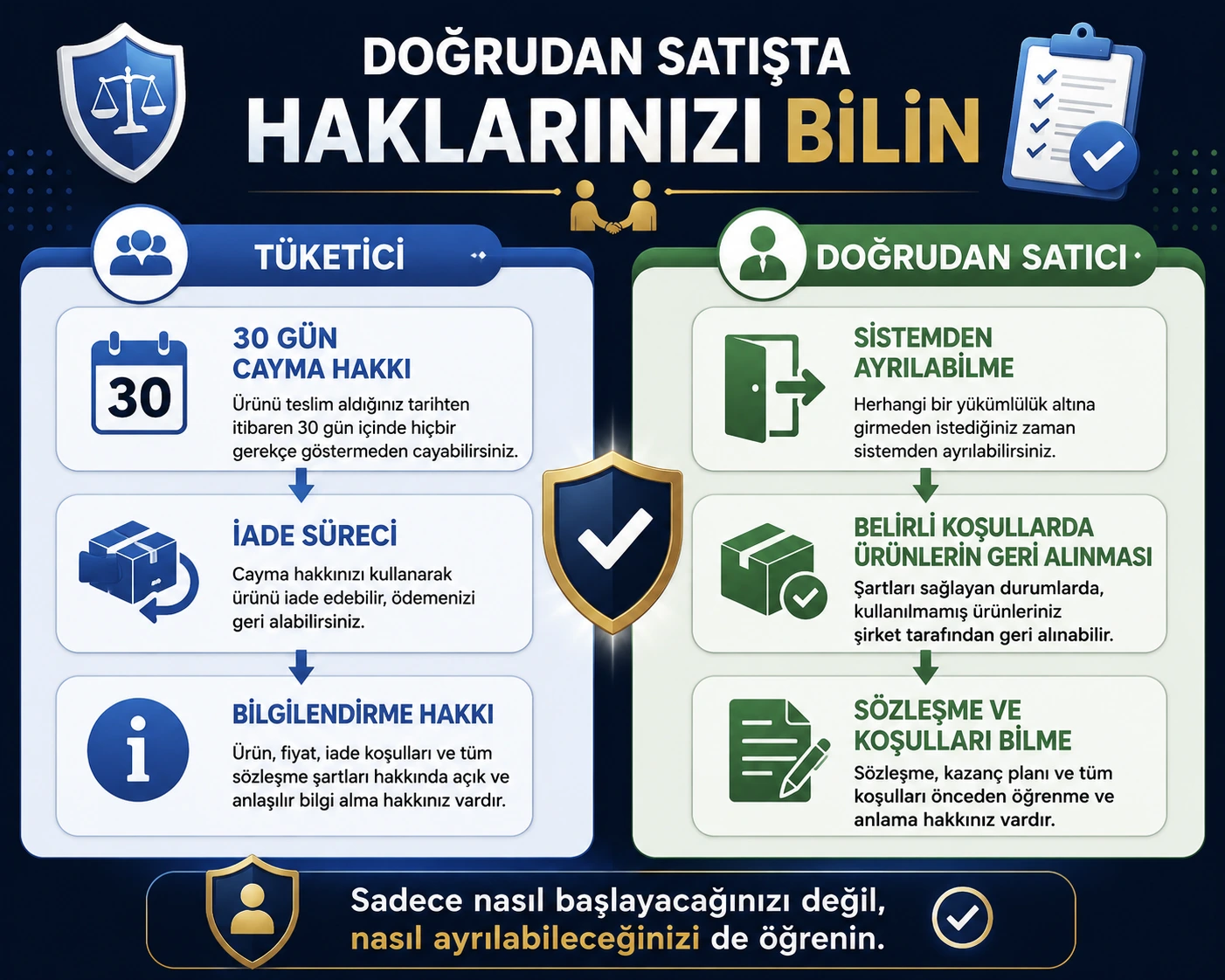 Network Marketingde Tüketicinin İade Hakkı Var mı