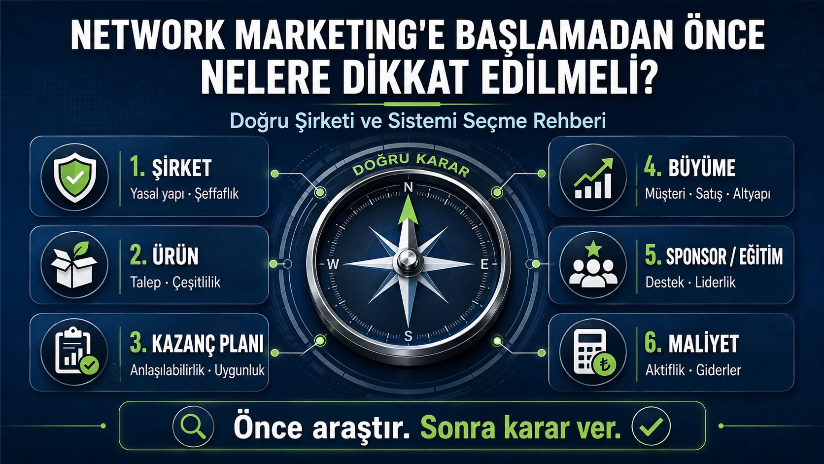 Network Marketinge Başlamadan Önce Nelere Dikkat Edilmeli