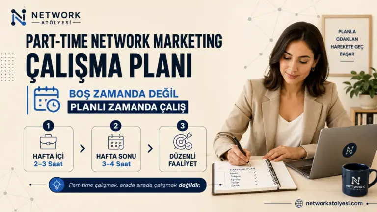 Part Time Network Marketing Çalışma Planı Nasıl Olmalı?